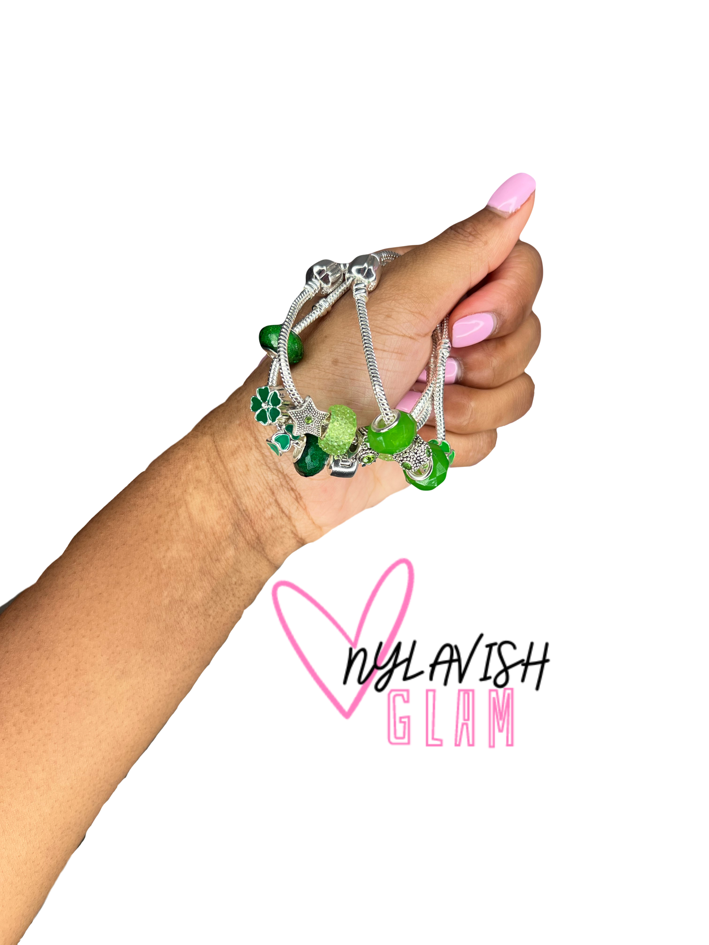 Green Charm Bracelets