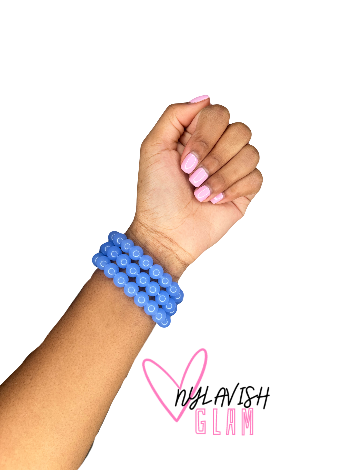 Periwinkle Beaded Bracelet