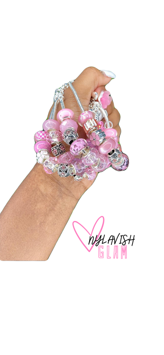 Pink Charm Bracelets